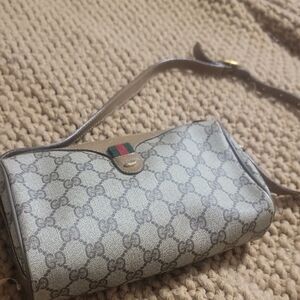 Gucci Beige and Brown Crossbody Bag